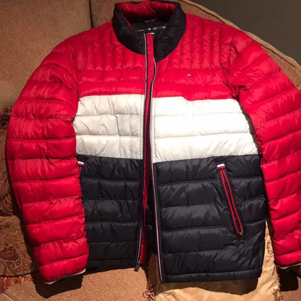 Tommy Hilfiger thin puff jacket.